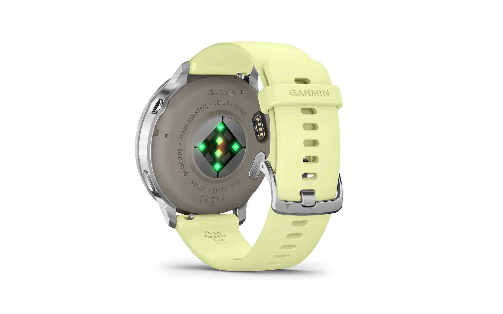 Garmin Venu 4 älykello, 45 mm, hopea / sitruunankeltainen ranneke - Image 8