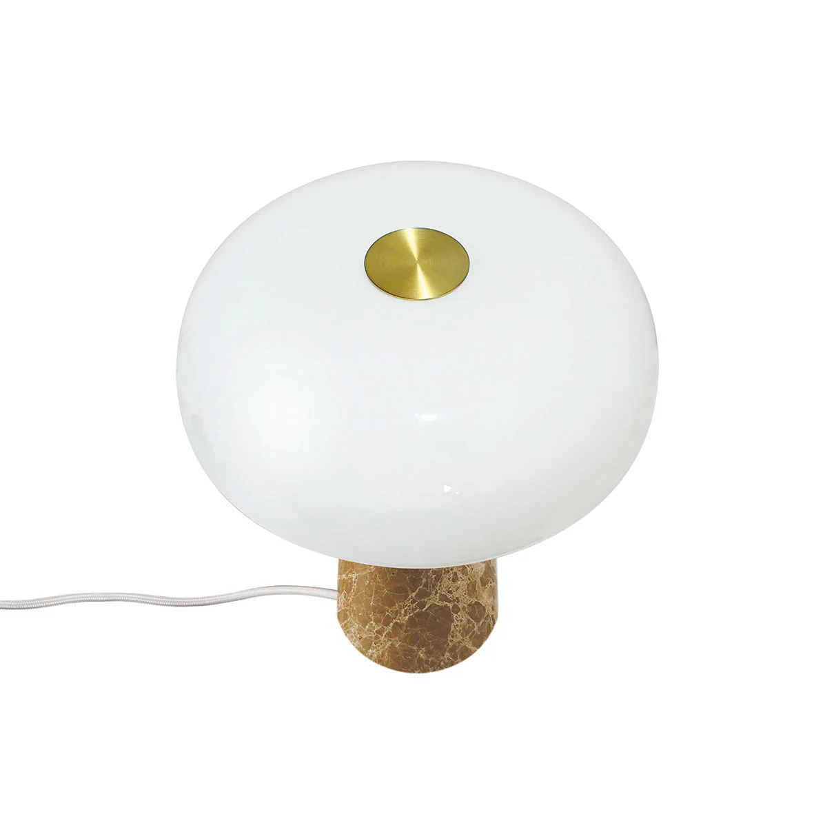 Glossy mini pöytävalaisin beige - Image 4
