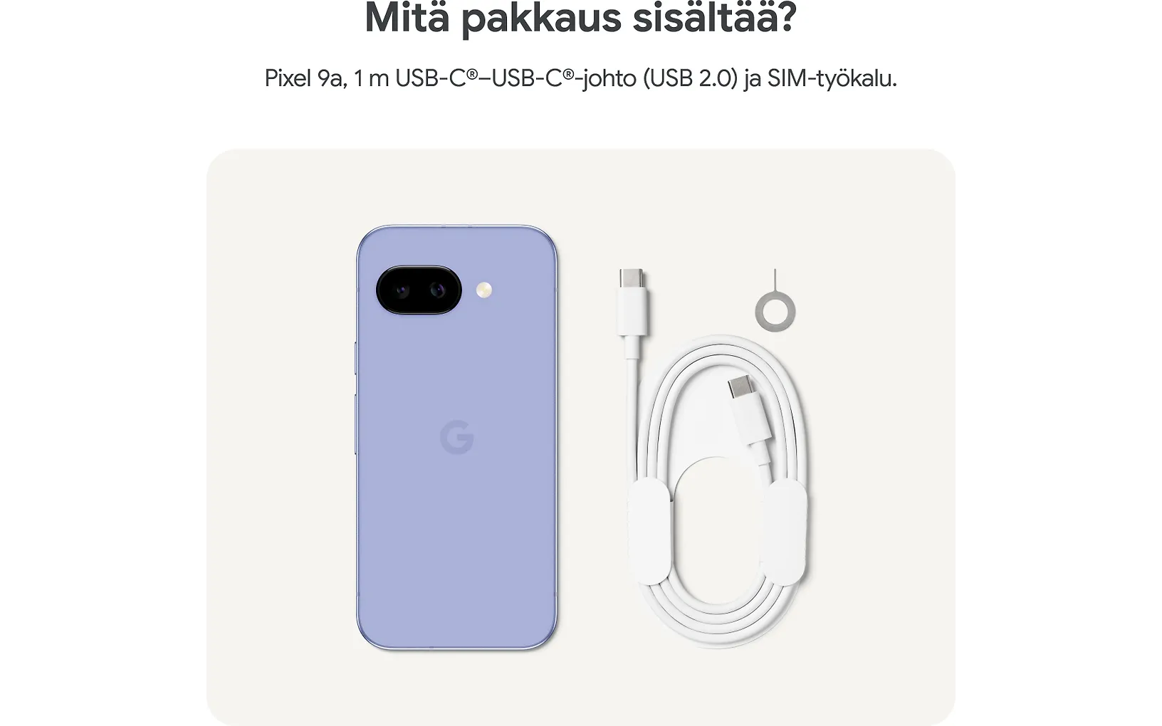 Google Pixel 9a puhelin, 128/8 Gt, Porcelain - Image 5