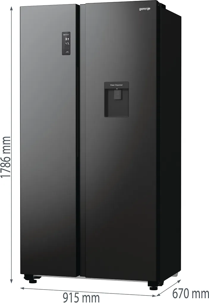 Gorenje NRR9185EABXLWD Side By Side, musta - Image 14