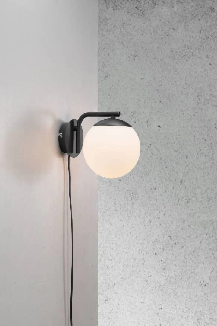 Grant seinävalaisin musta/opaali - Image 3