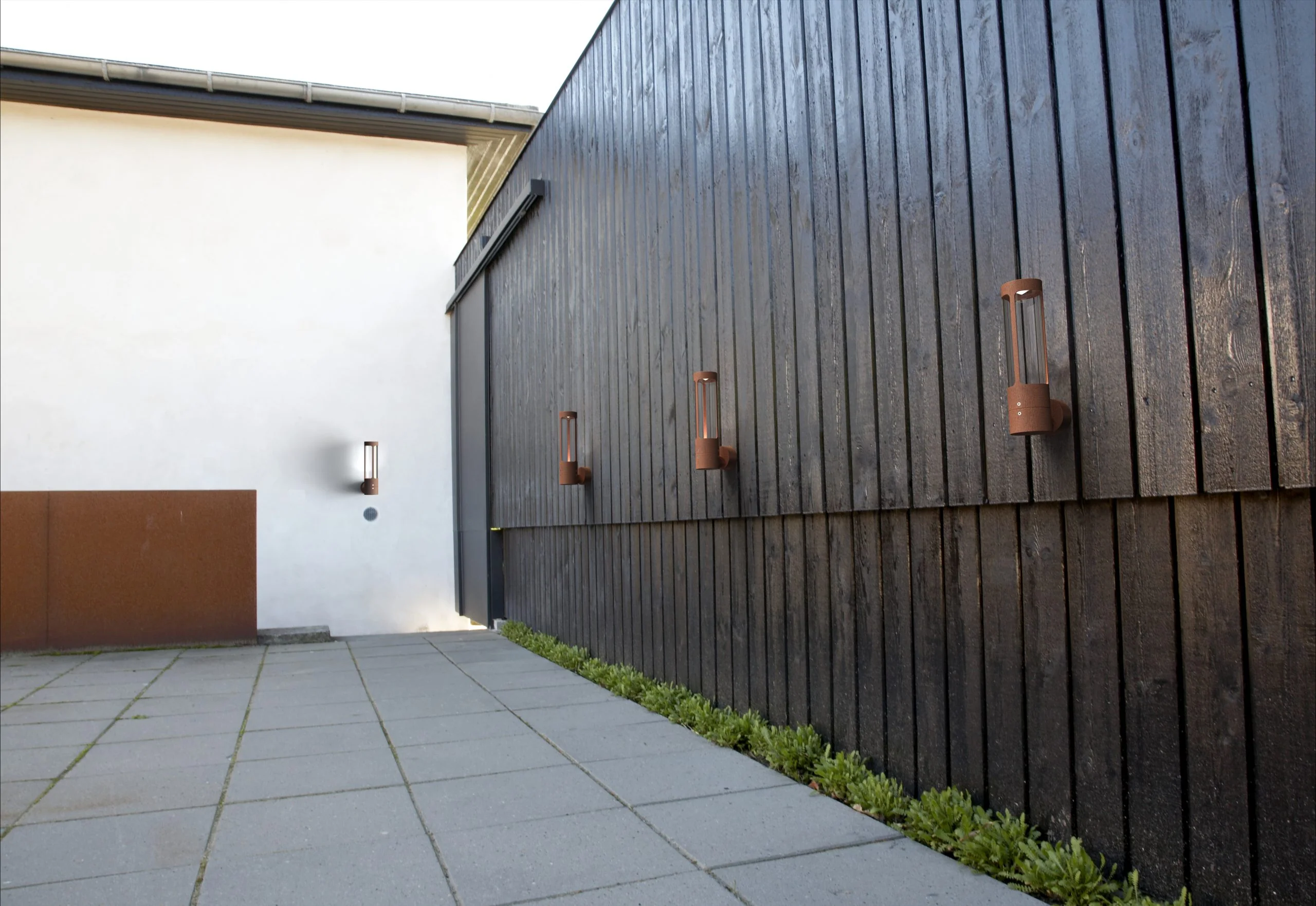 Helix seinävalaisin Corten - Image 2