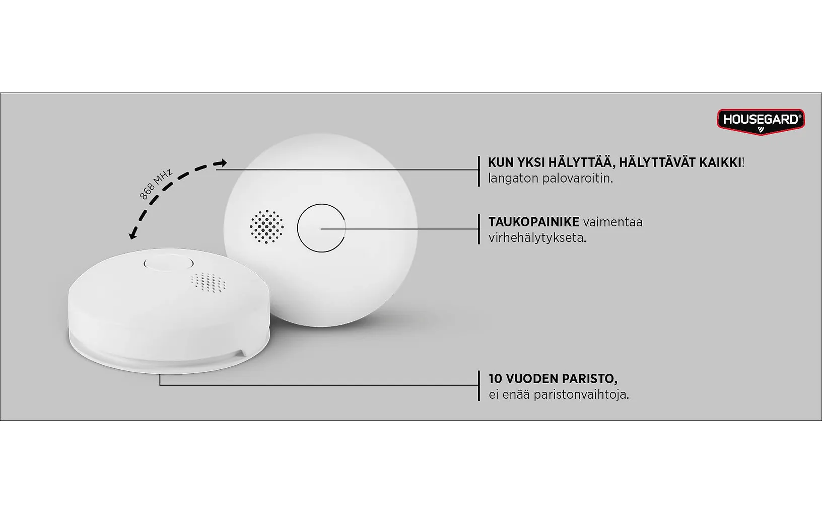 Houseguard Luma brandvarnare 2-pack - Image 8