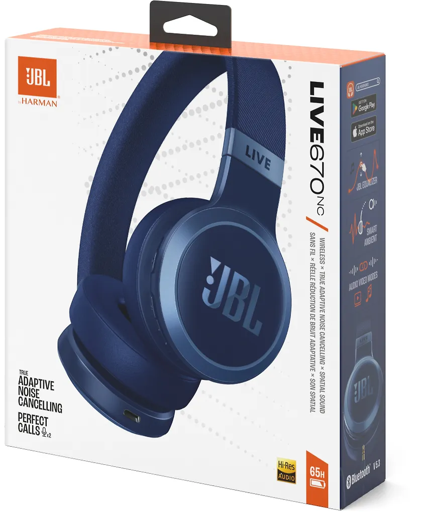 JBL LIVE 670NC vastamelukuulokkeet, sininen - Image 11