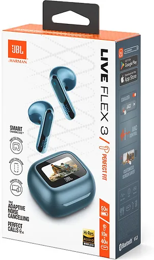 JBL Live Flex 3 vastamelunappikuulokkeet, sininen - Image 12