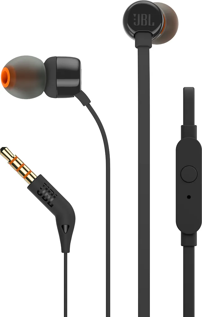 JBL T110 -nappikuulokkeet, musta - Image 3