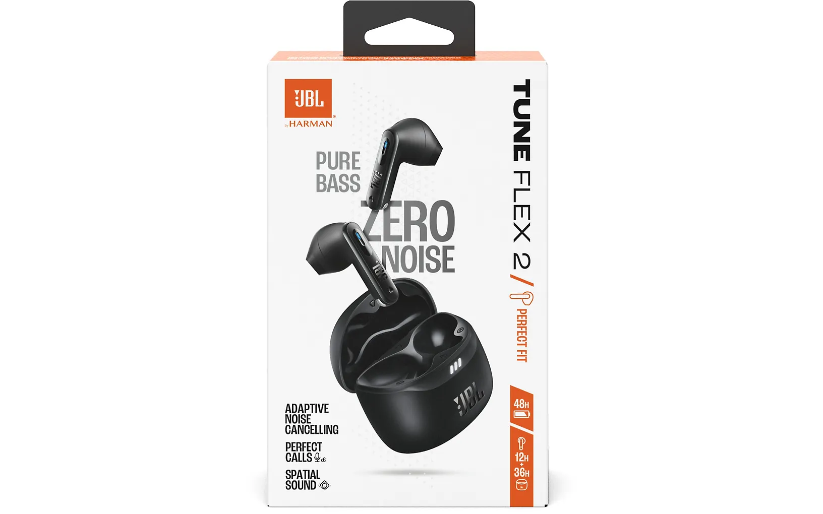 JBL Tune Flex 2 nappikuulokkeet aktiivisella melunvaimennuksella, musta - Image 2