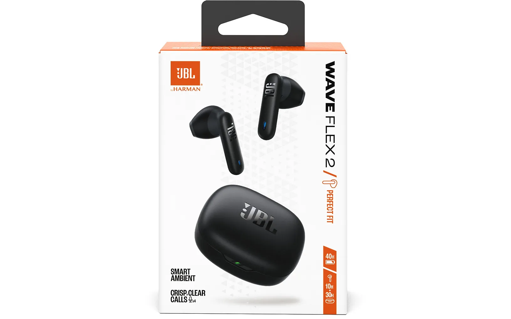 JBL Wave Flex 2 nappikuulokkeet, musta - Image 2