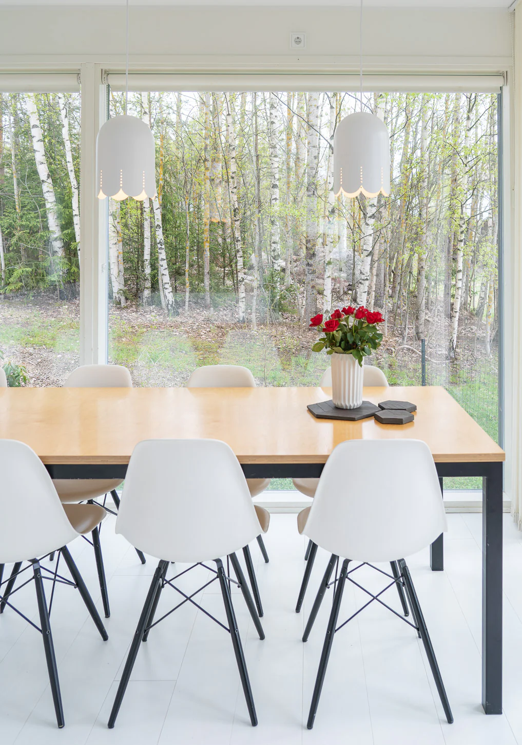 Kielo design-riippuvalaisin mattavalkoinen - Image 3