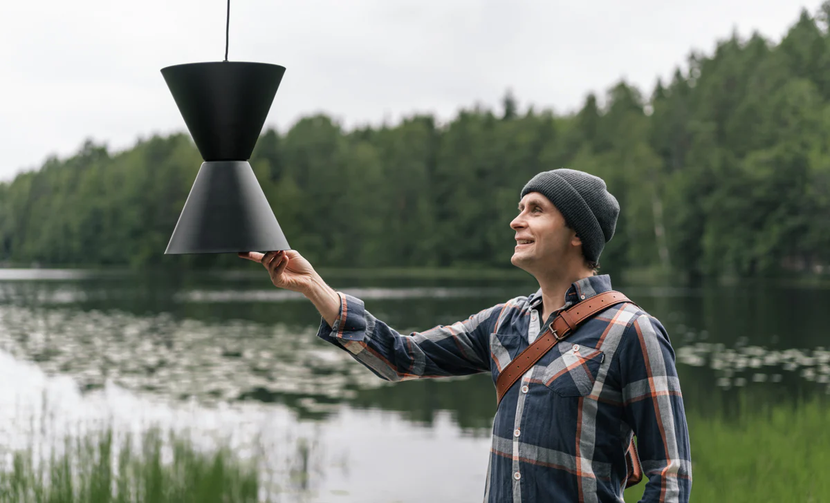 Länsi designriippuvalaisin musta - Image 2