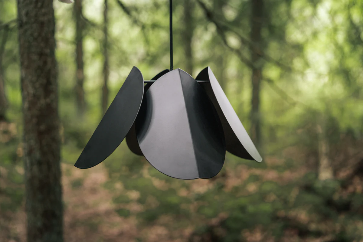 Lehmus design-riippuvalaisin mattavalkoinen - Image 3