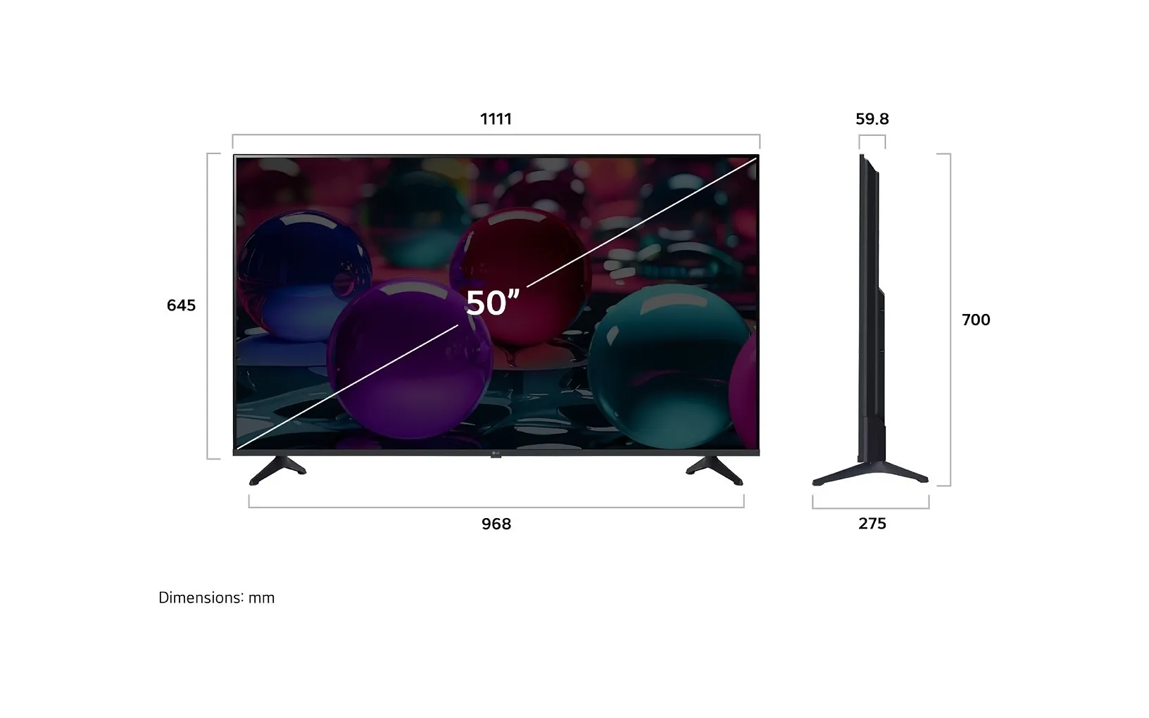 LG 50" UA73 – 4K LED TV - Image 7
