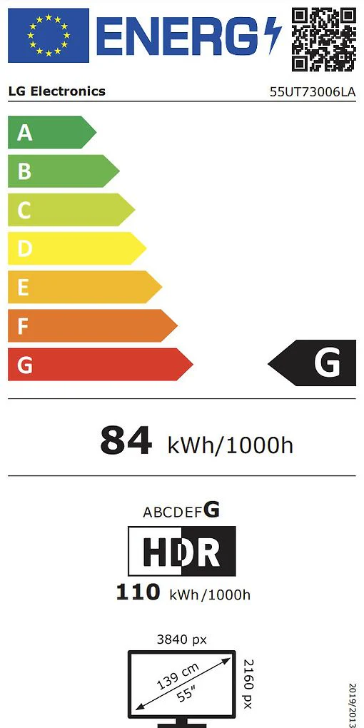 LG 55'' UT73 4K LED TV - Image 8