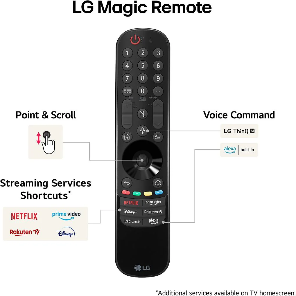 LG 75'' UT80 4K LED TV - Image 7