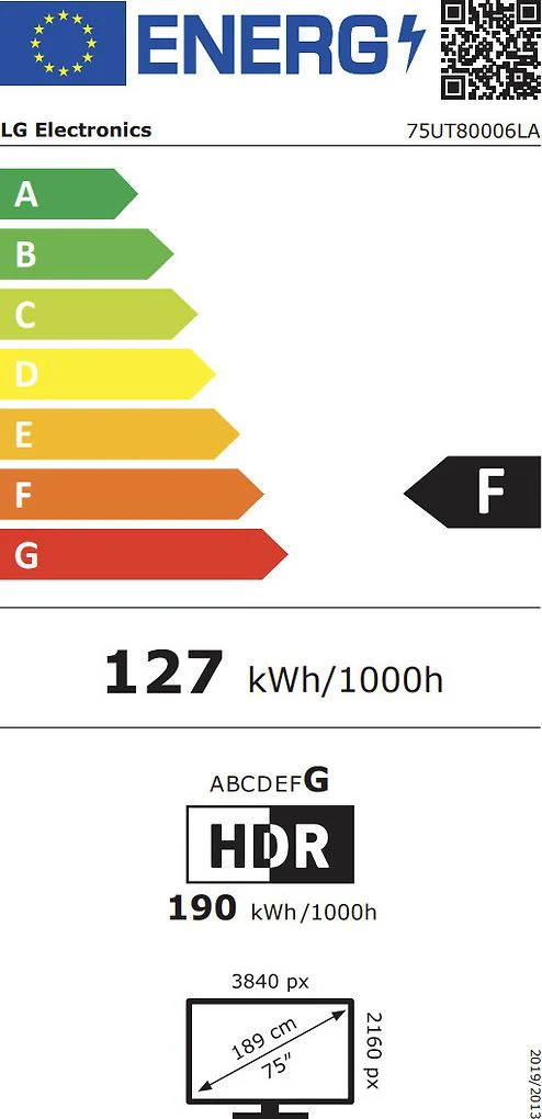 LG 75'' UT80 4K LED TV - Image 8
