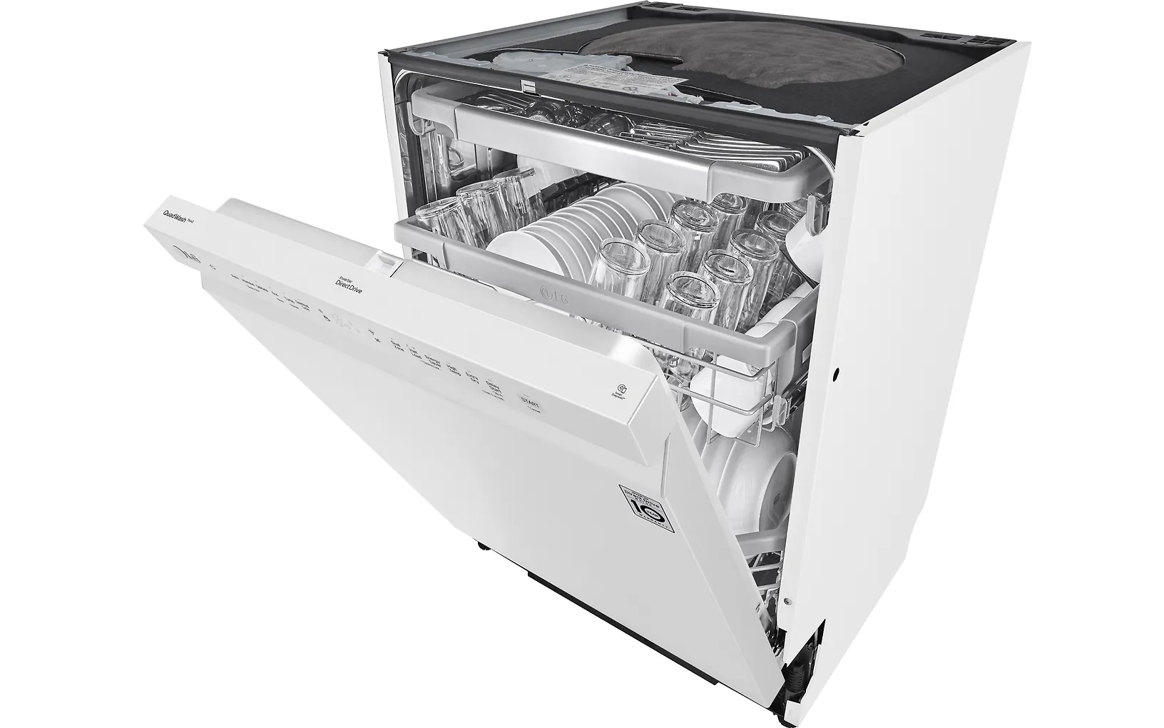 LG DU355FW astianpesukone, valkoinen - Image 11