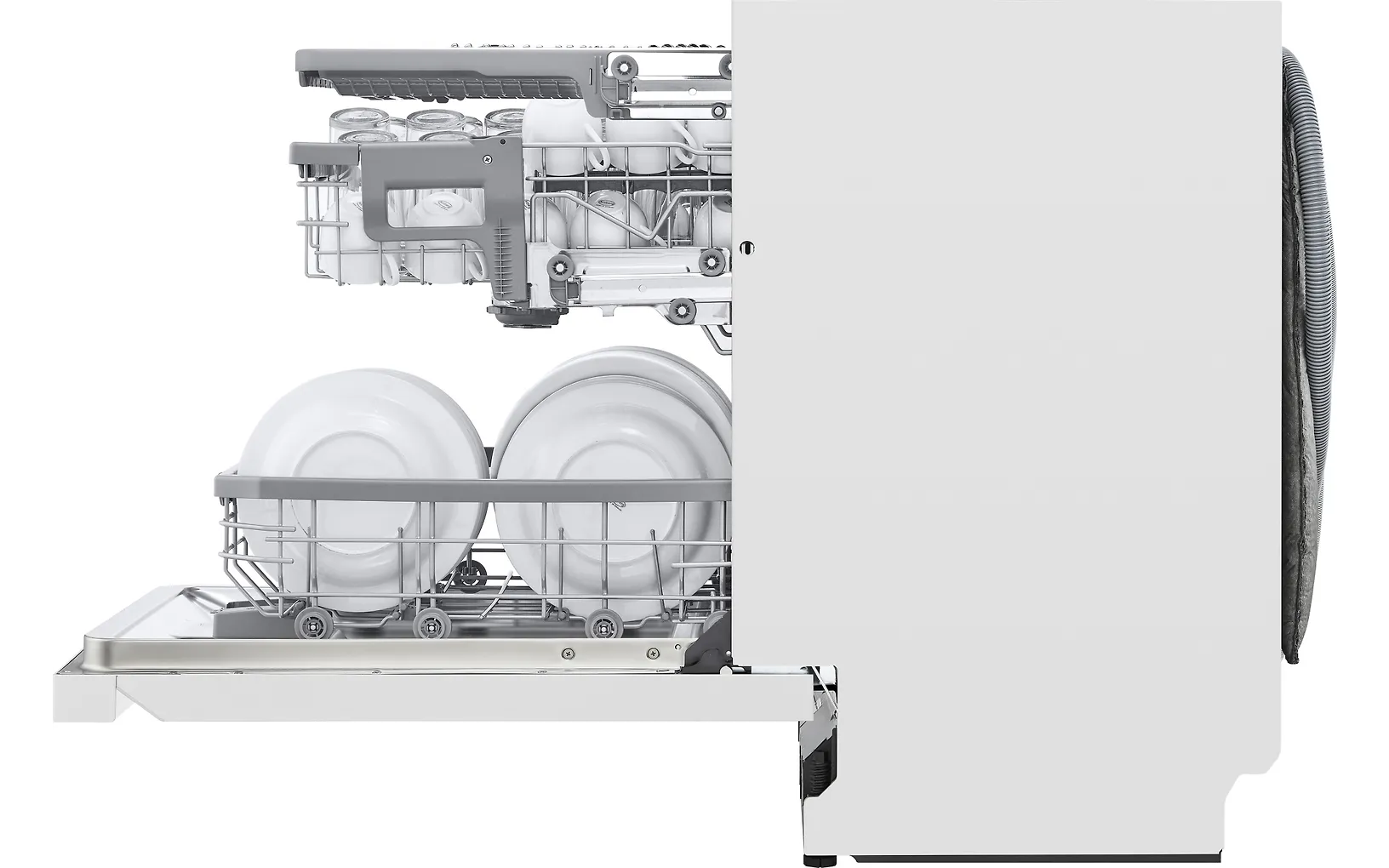 LG DU355FW astianpesukone, valkoinen - Image 7