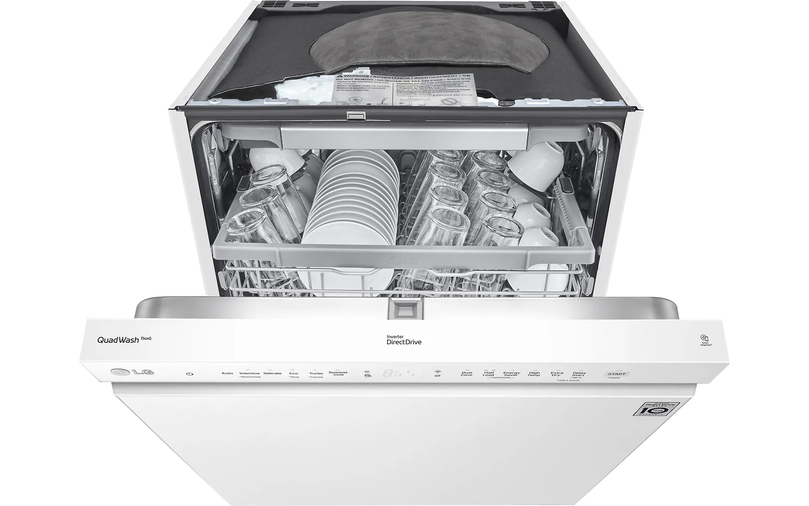 LG DU355FW astianpesukone, valkoinen - Image 9