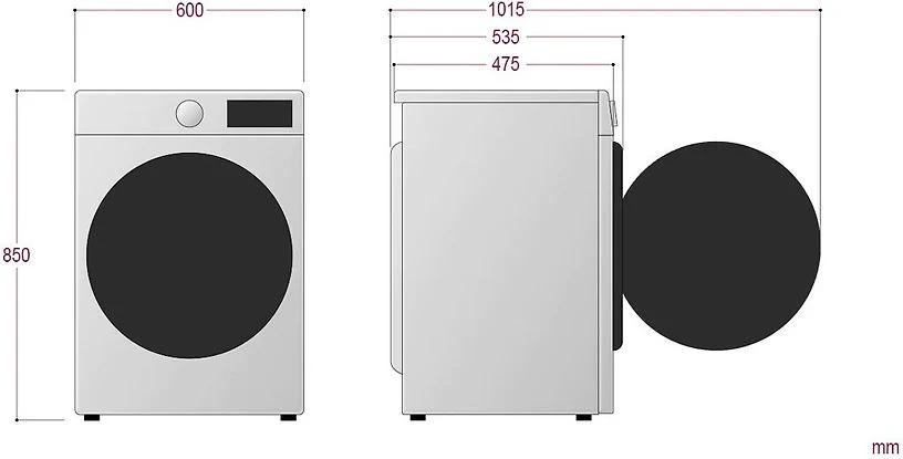 LG F2Y5PRP6W -kuivaava pesukone - Image 13