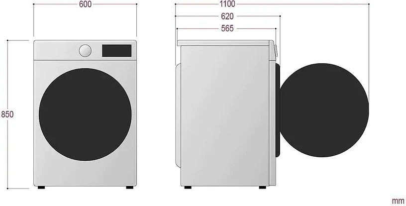 LG F4Y5ERP0W -kuivaava pesukone - Image 13