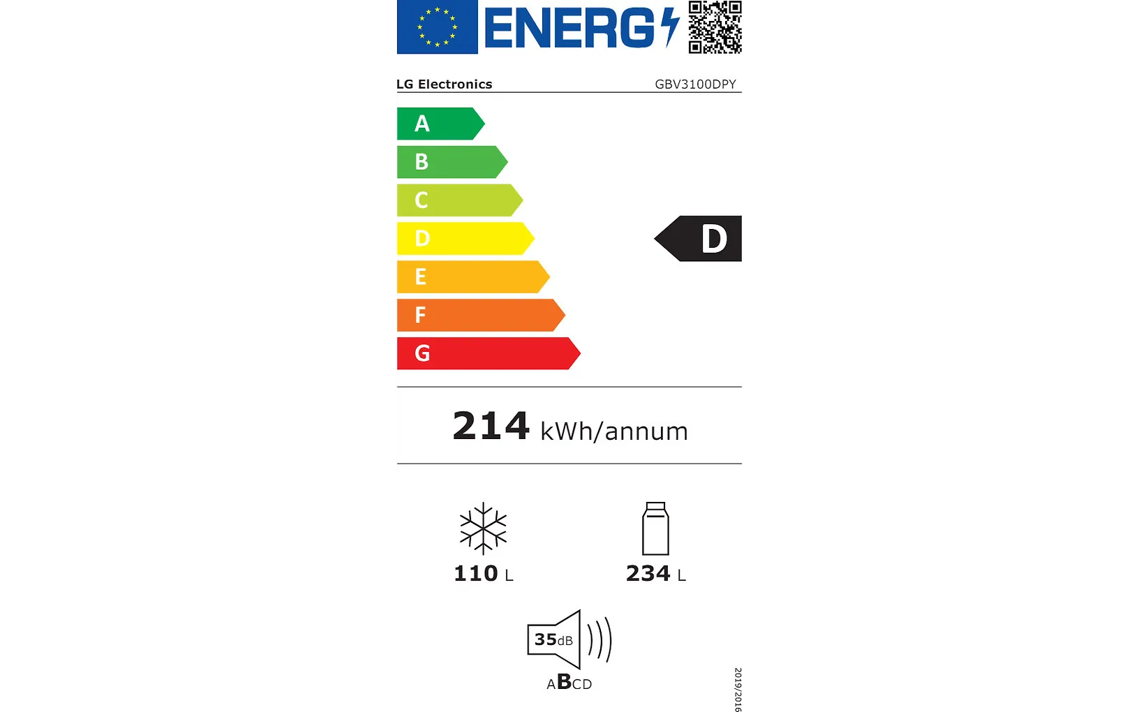LG GBV3100EPY jääkaappipakastin, teräs - Image 17