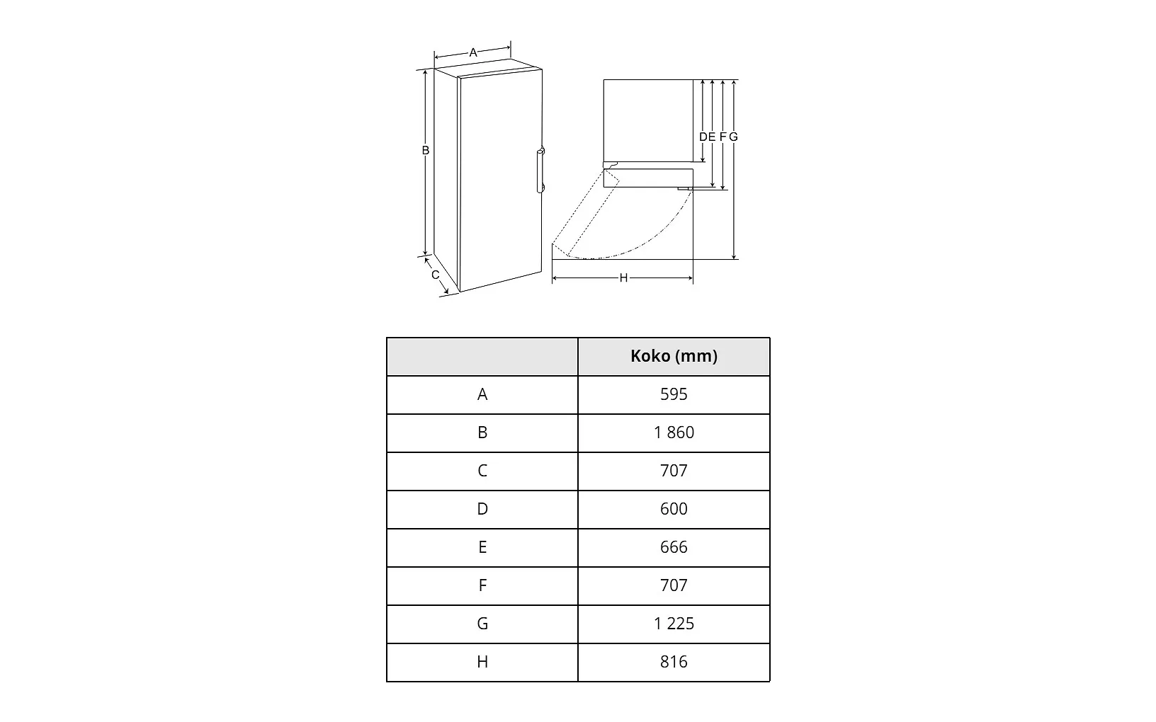 LG GFT41PZGSZ kaappipakastin, teräs - Image 10