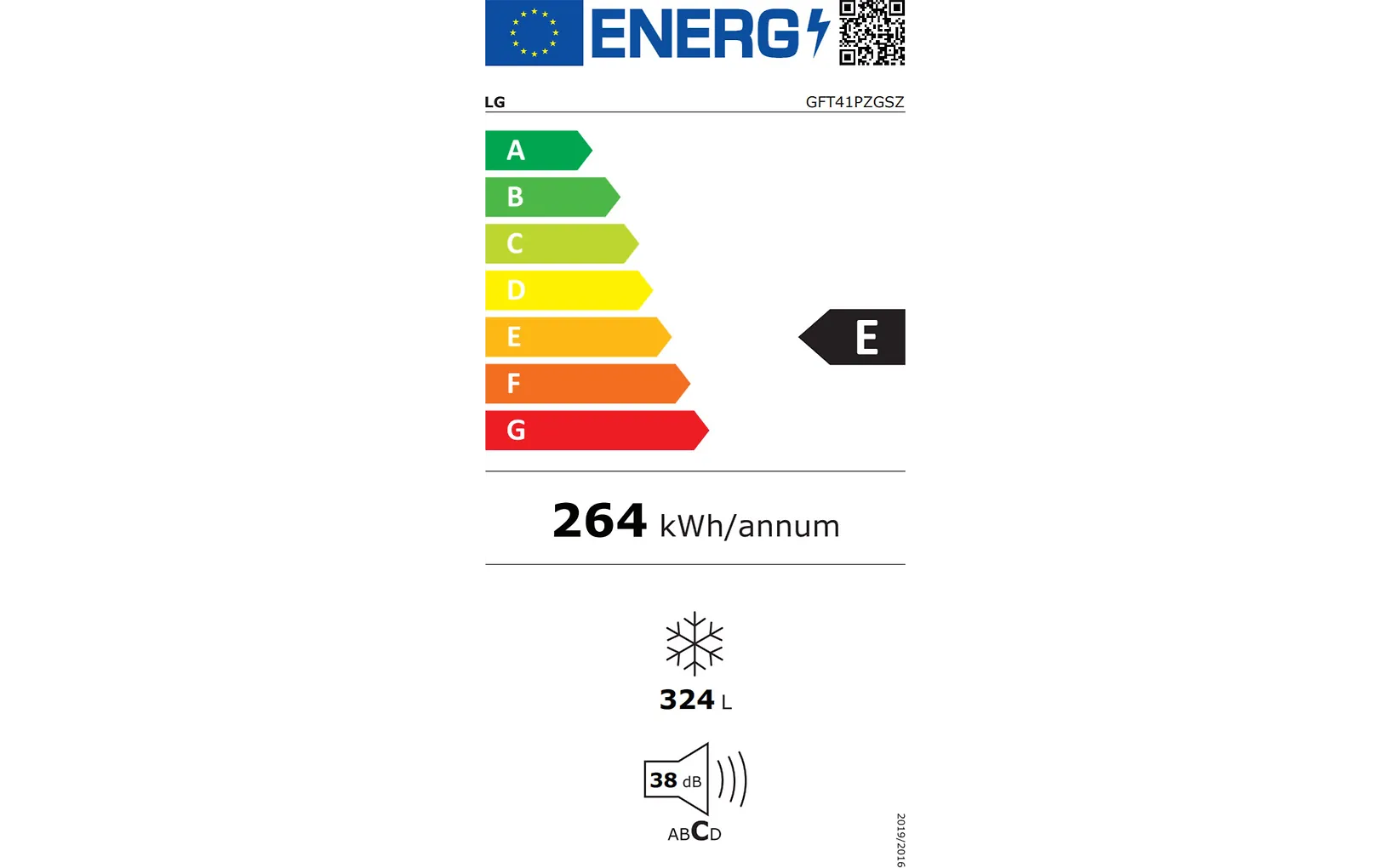LG GFT41PZGSZ kaappipakastin, teräs - Image 11