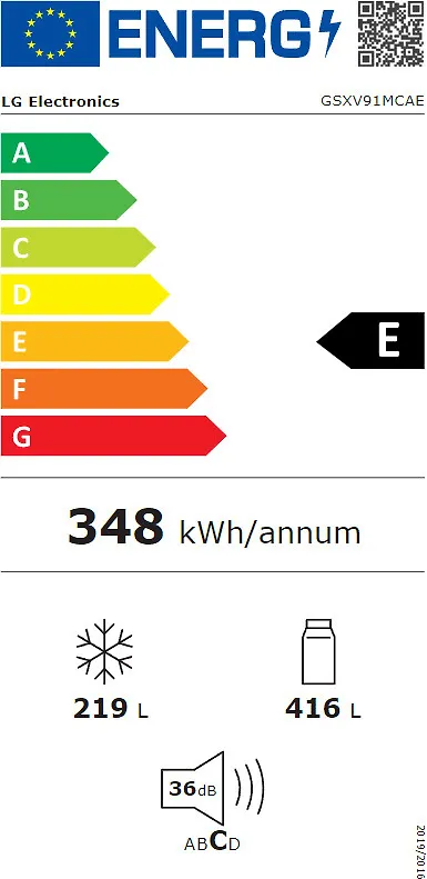 LG GSXV91MCAE Side By Side, musta teräs - Image 20