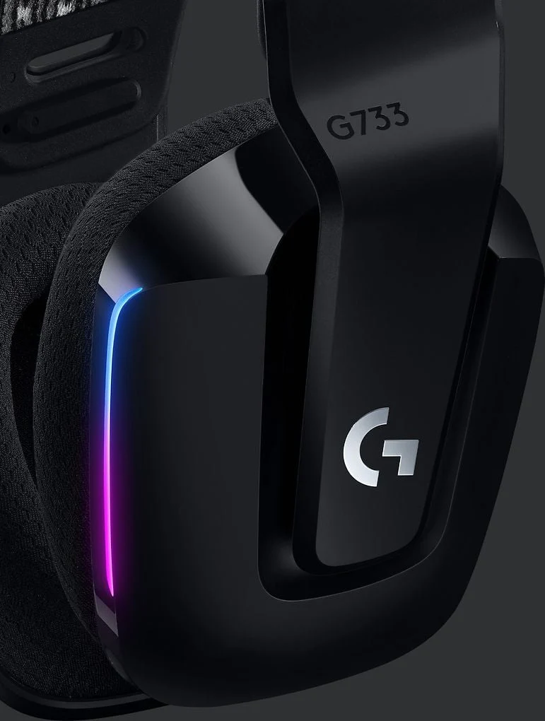 Logitech G733 Lightspeed -langattomat pelikuulokkeet, musta - Image 5