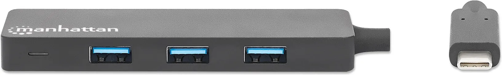 Manhattan USB-C-USB-A-Hubi, 4 porttia - Image 3