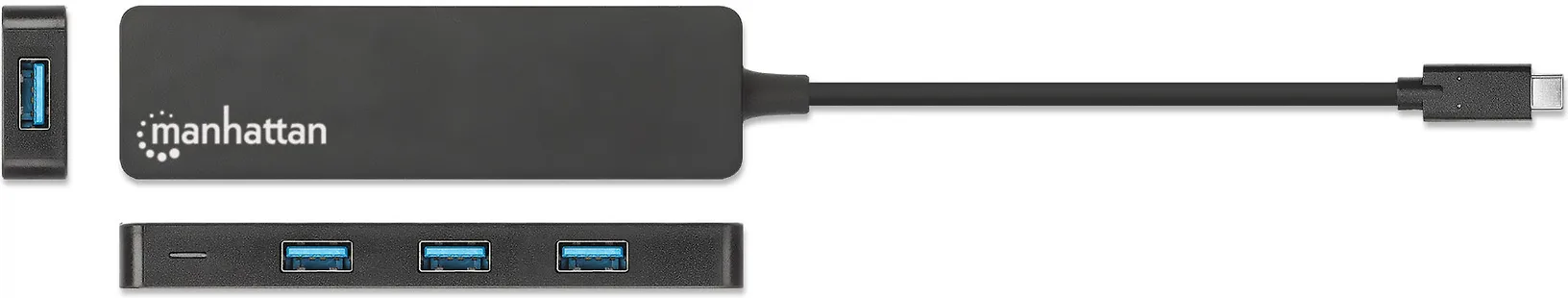 Manhattan USB-C-USB-A-Hubi, 4 porttia - Image 4