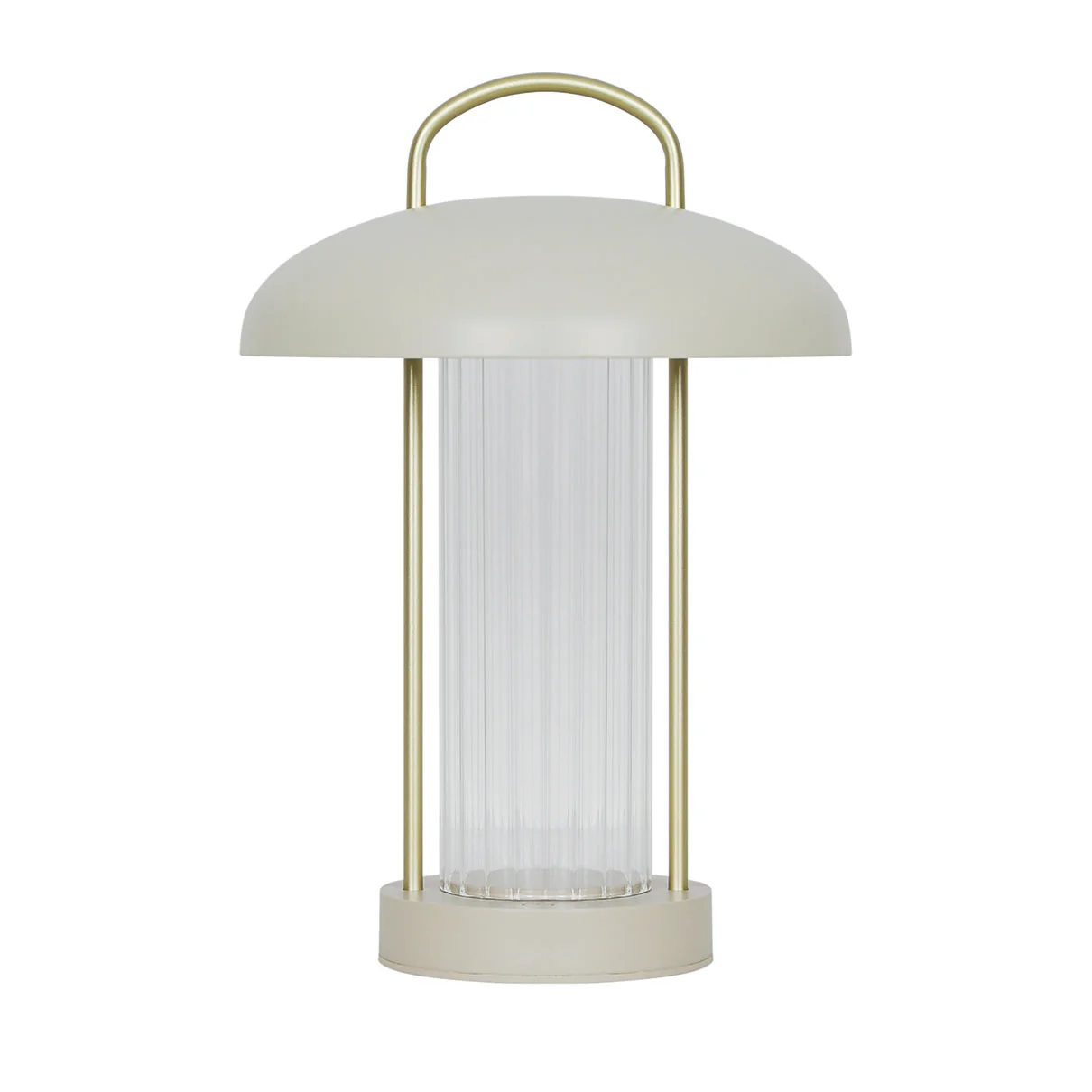 Mirano ladattava pöytävalaisin beige - Image 3