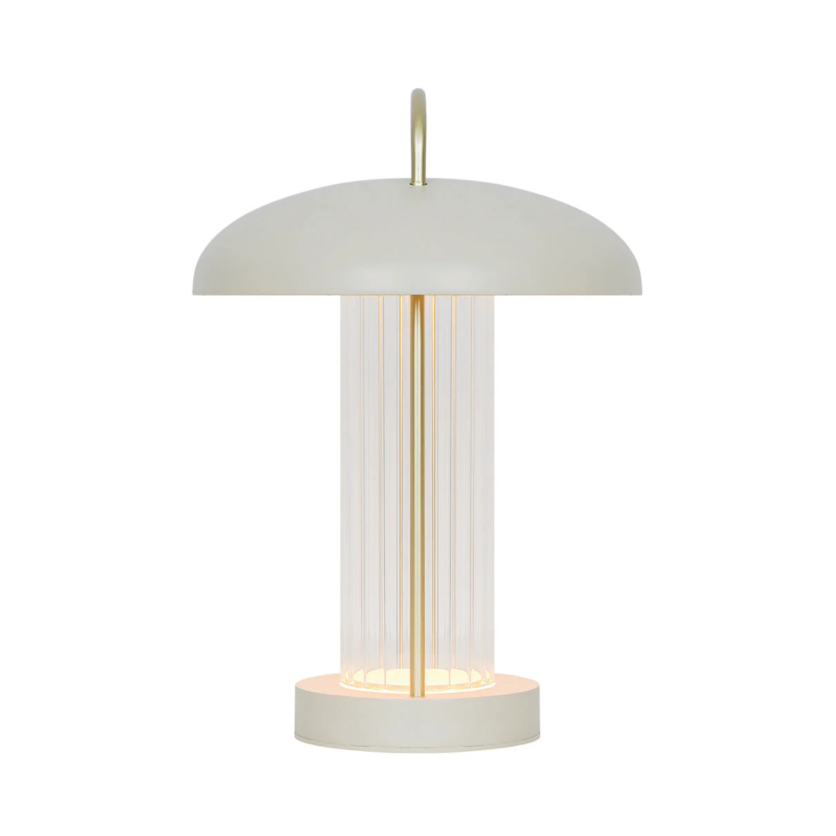 Mirano ladattava pöytävalaisin beige - Image 4