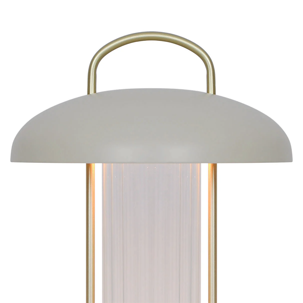 Mirano ladattava pöytävalaisin beige - Image 6