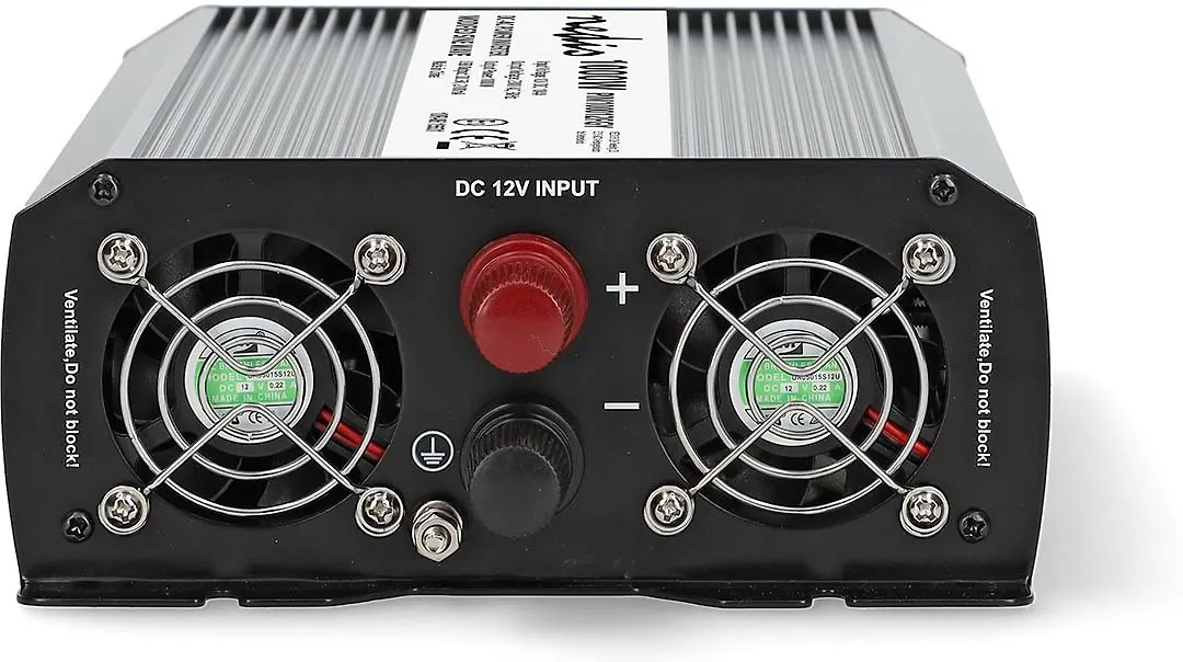 Nedis PIM100012FGY invertteri, 12 V, 1000 W, muokattu siniaalto - Image 5