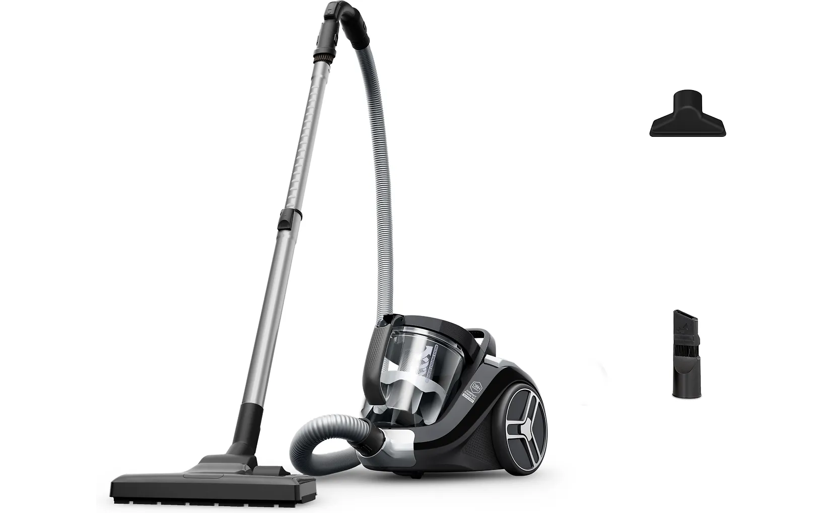 OBH Nordica Compact Power XXL Bagless -pölypussiton pölynimuri, musta Arvosana 4.1/5 perustuen 40 arvosteluun - Image 2