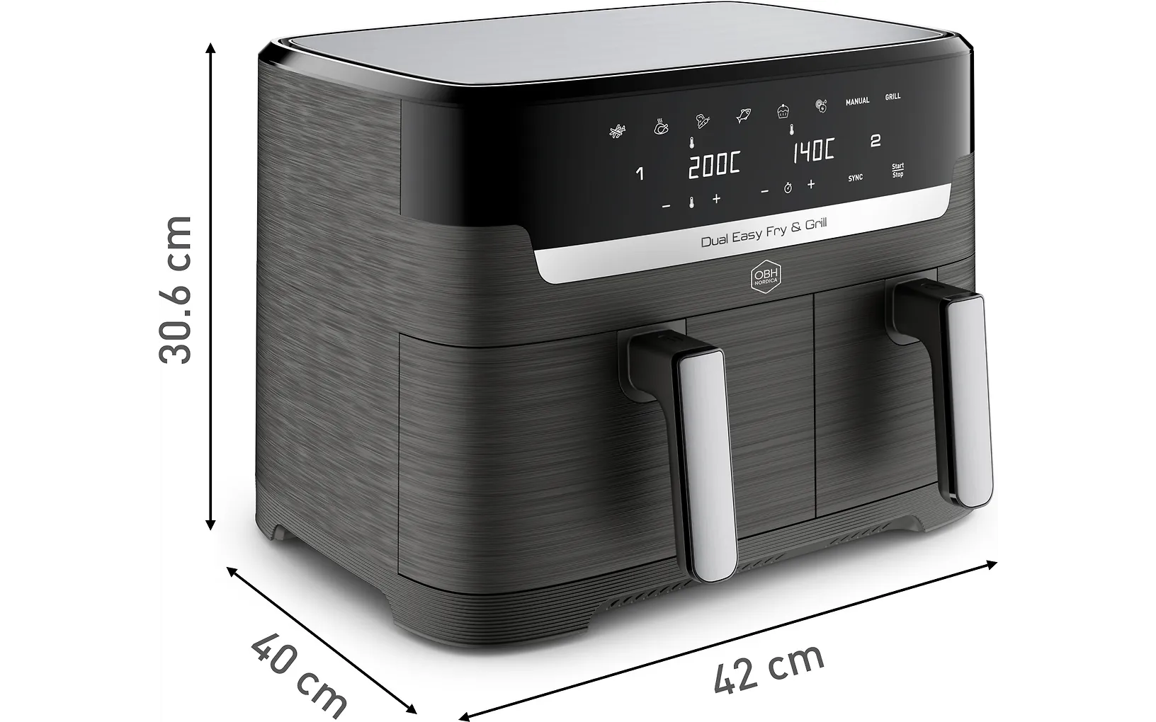 OBH Nordica Dual Easy Fry & Grill airfryer - Image 5