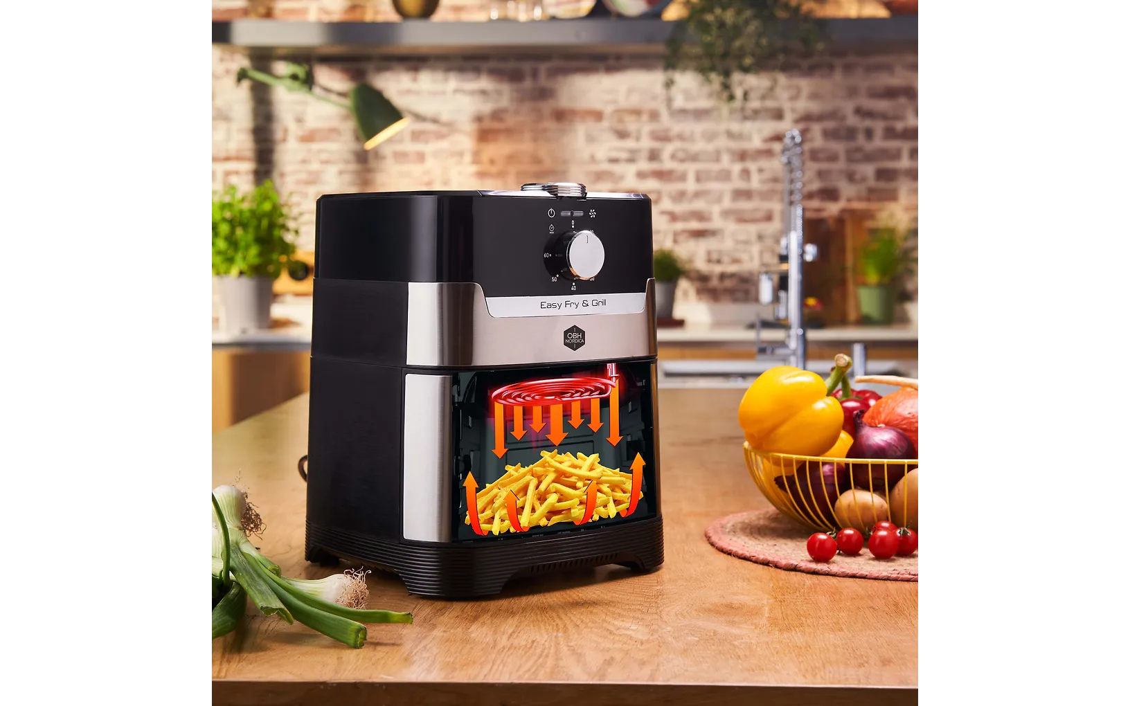 OBH Nordica Easy Fry & Grill Classic+ 2-in-1 airfryer - Image 15