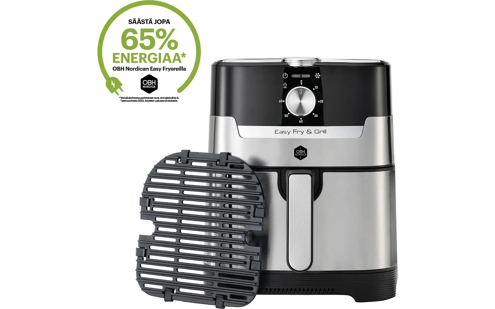 OBH Nordica Easy Fry & Grill Classic+ 2-in-1 airfryer - Image 3