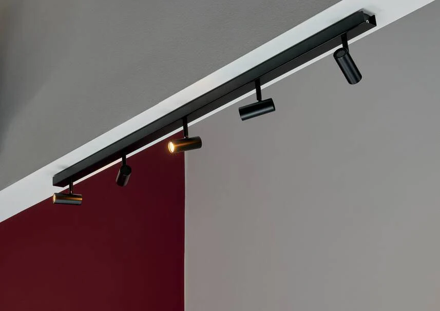 Omari 5-osainen LED-spottivalaisin musta - Image 2