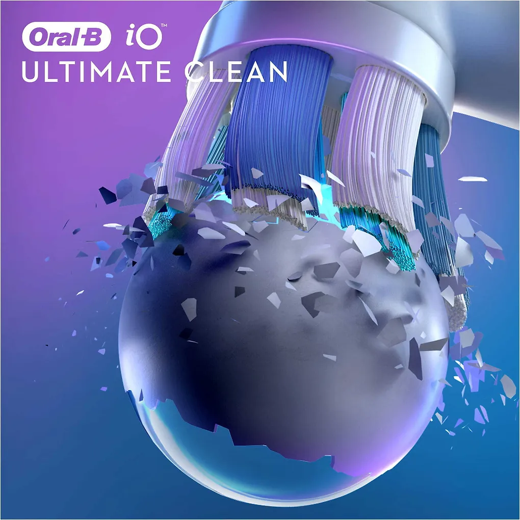 Oral-B iO Ultimate Clean -vaihtoharjat, valkoinen, 4 kpl - Image 4