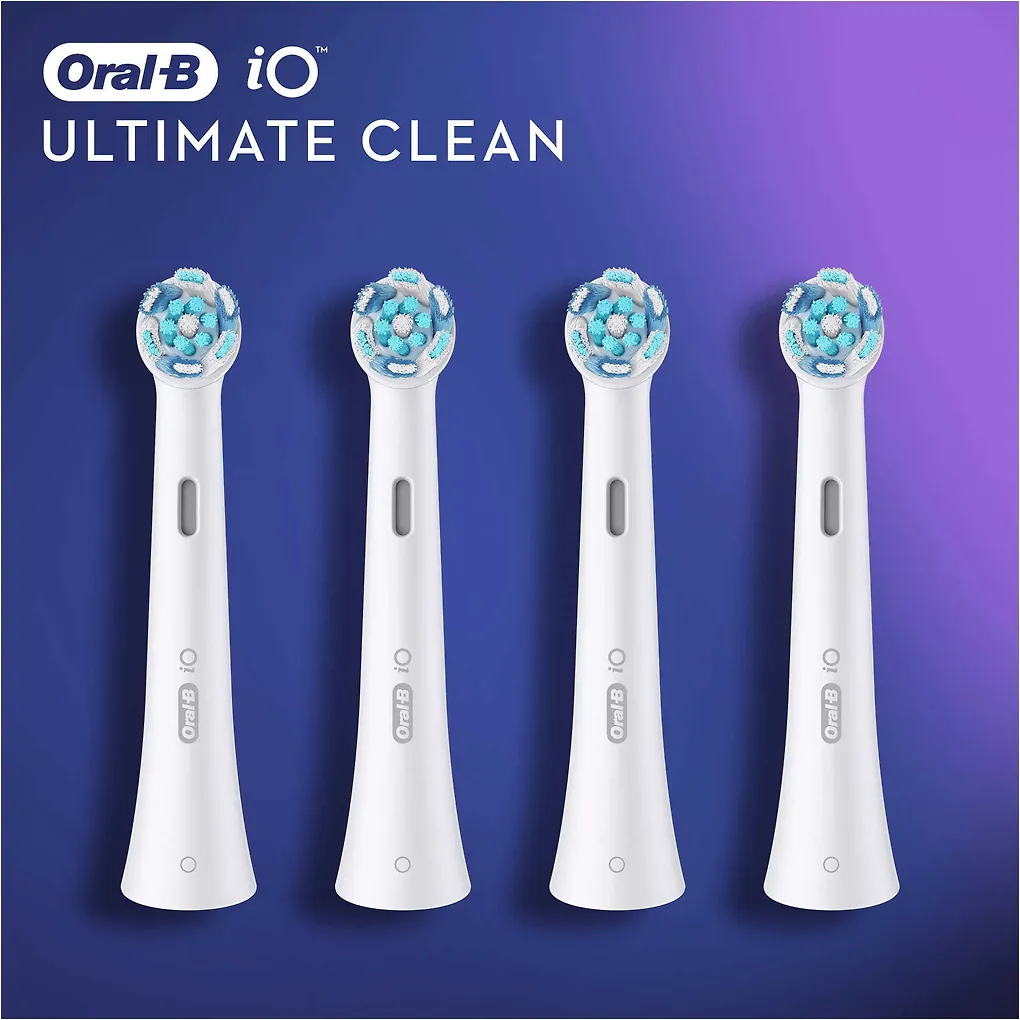 Oral-B iO Ultimate Clean -vaihtoharjat, valkoinen, 4 kpl - Image 8