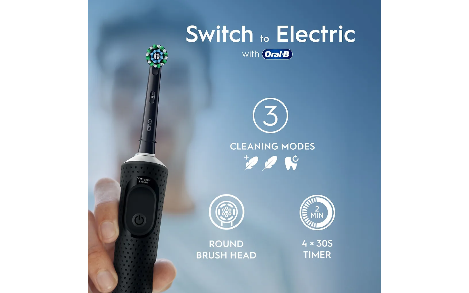 Oral-B Pro Vitality Black sähköhammasharja - Image 6