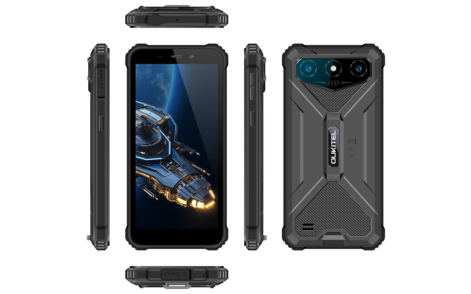 Oukitel G3 puhelin, 256/4 Gt, musta - Image 8