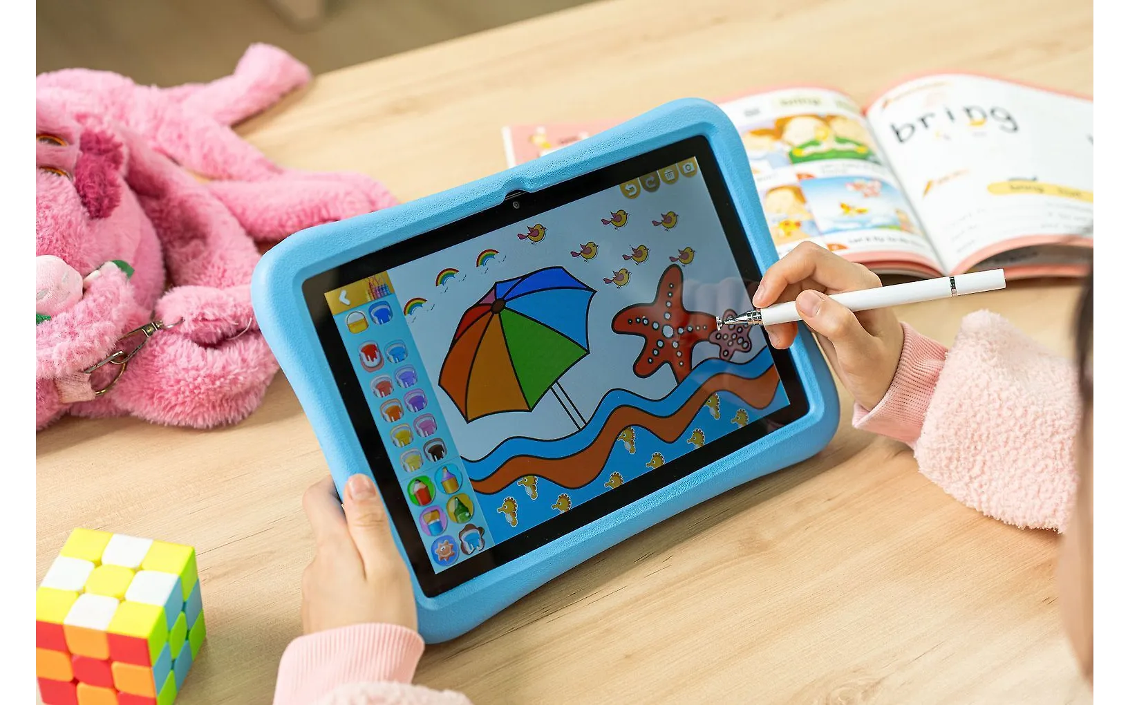 Oukitel OT6 Kids tabletti, 64/16 Gt, harmaa - Image 8