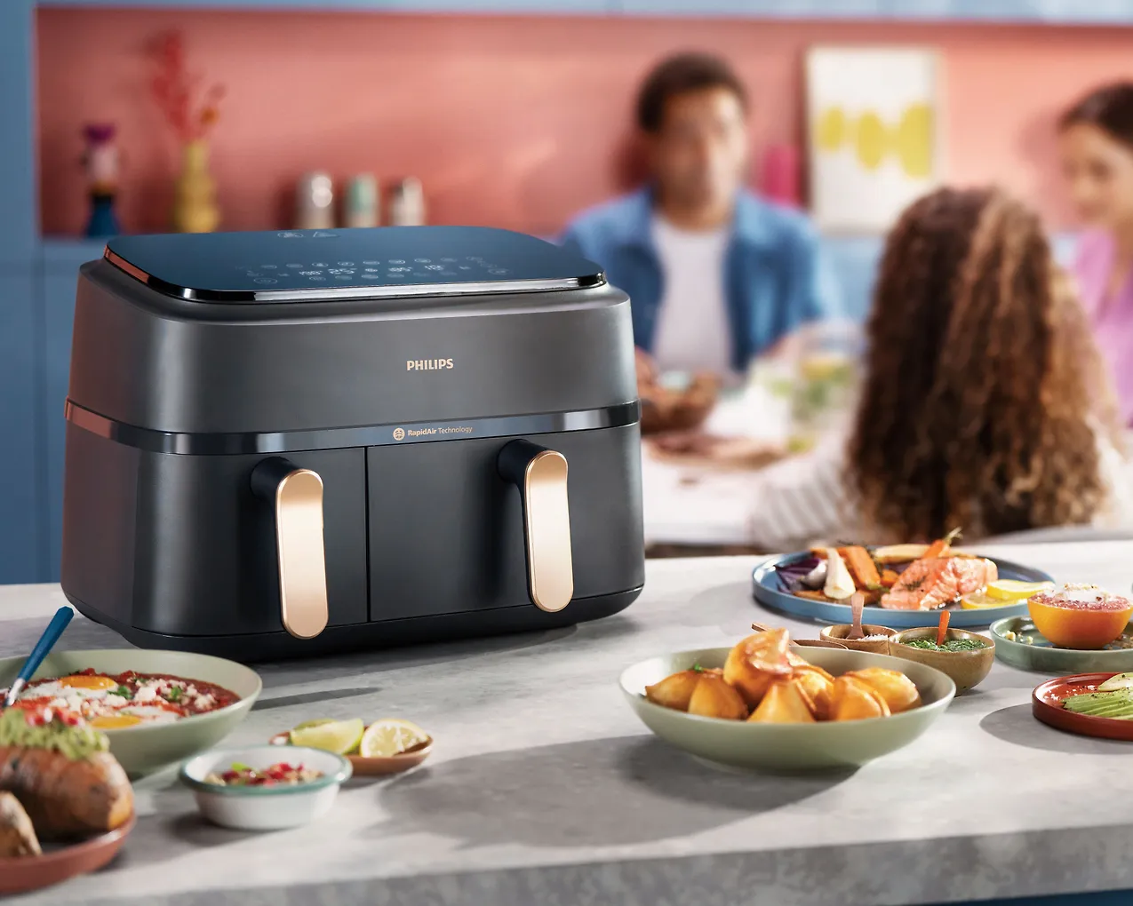 Philips 3000 Series Dual Basket airfryer (NA352/00) - Image 9