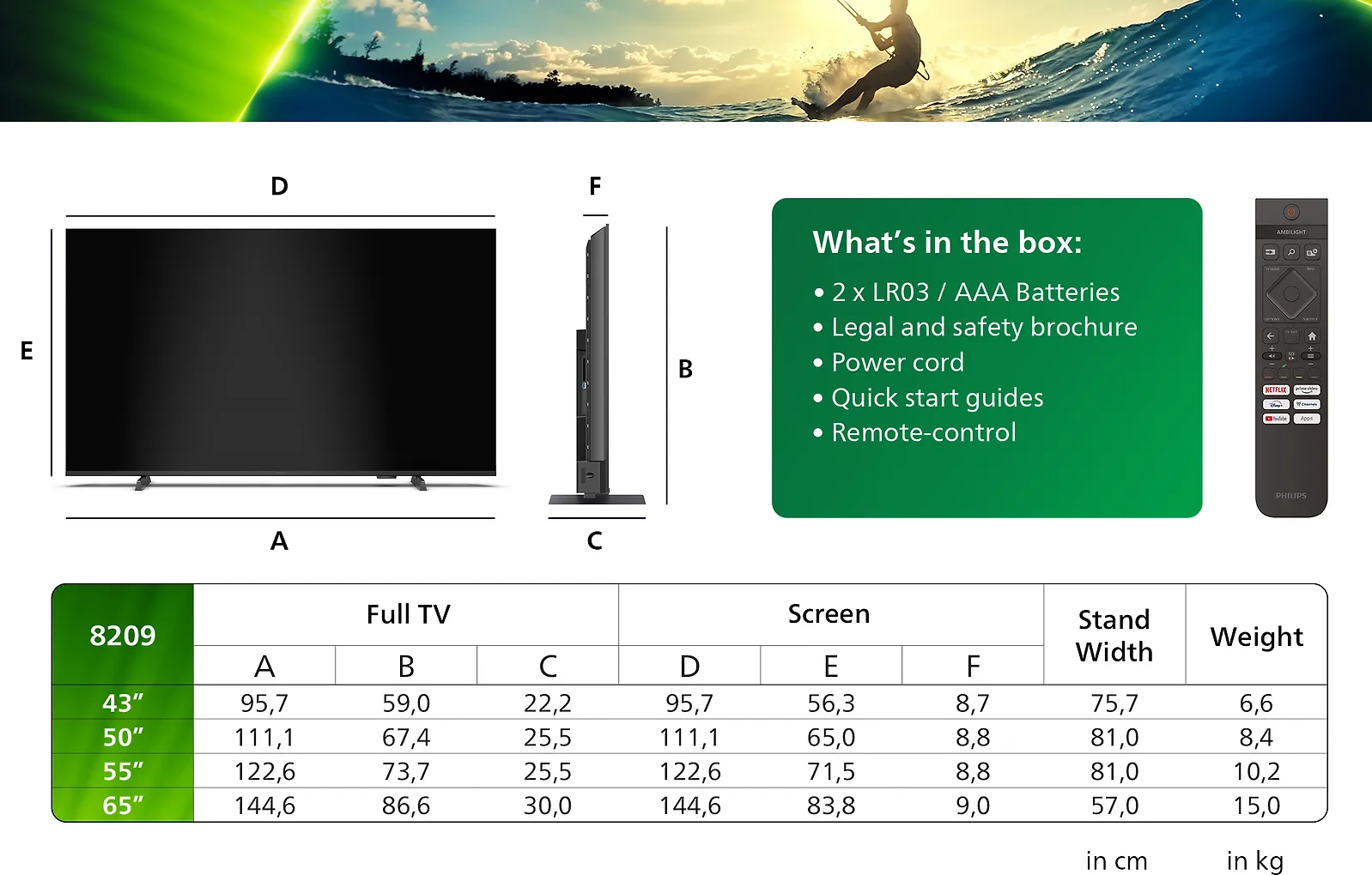 Philips 43" PUS8209 – 4K QLED Ambilight TV - Image 11