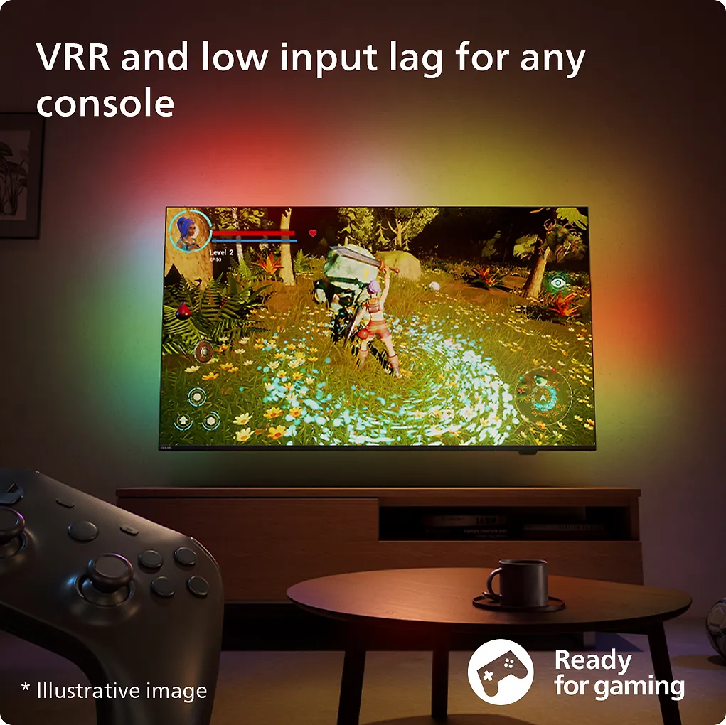 Philips 50" PUS8209 – 4K QLED Ambilight TV - Image 4