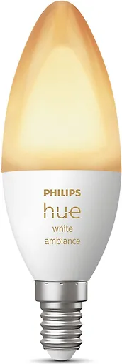 Philips Hue White Ambiance -LED-älylamppu, BT, E14, 470 lm - Image 3