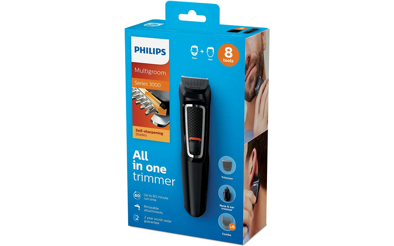 Philips Series 3000 MG3730/15 8-in-1 multigroom -partatrimmeri - Image 5